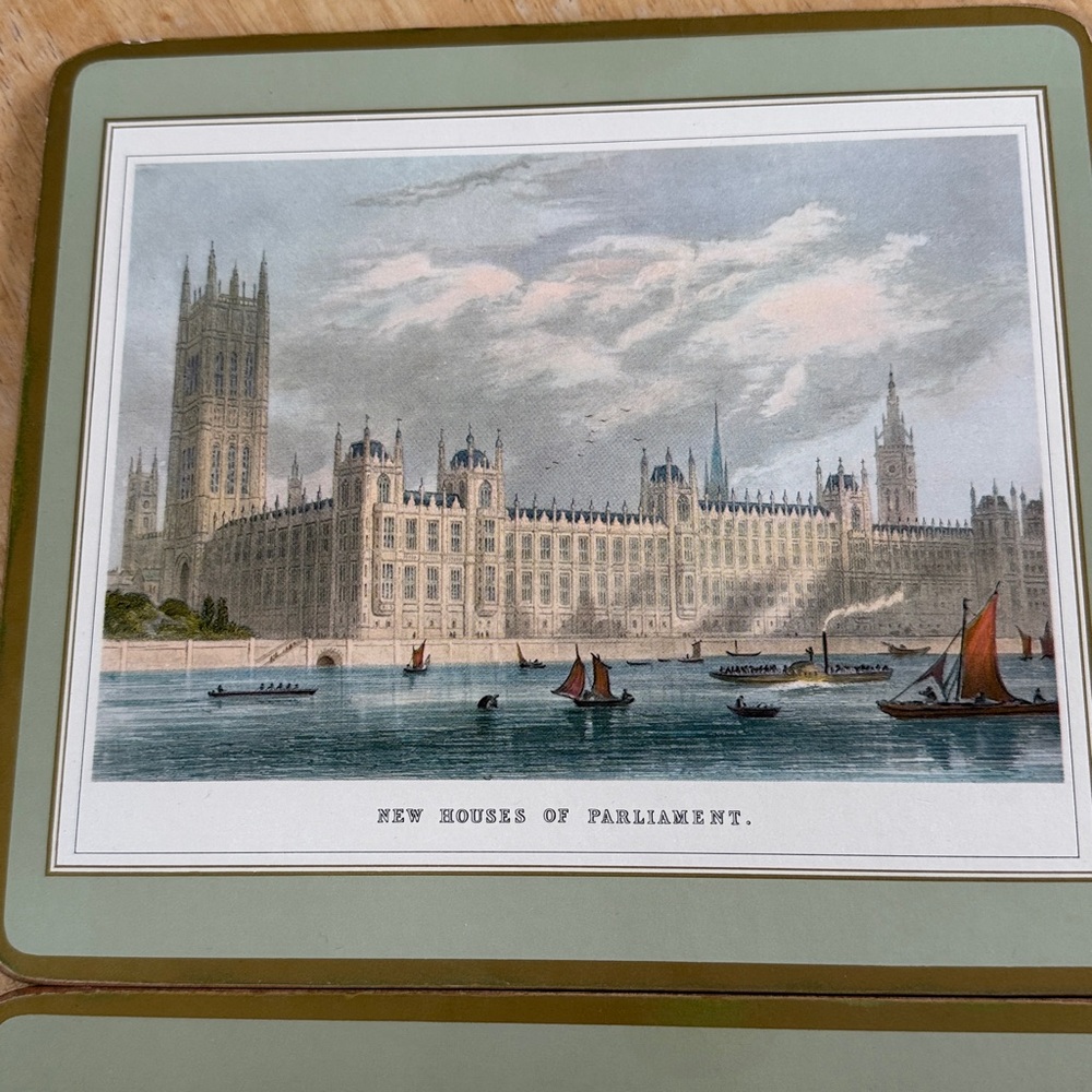 🌸3/$15 4 Vintage Pimpernel Placemats 19th Century London - Picture 2 of 10